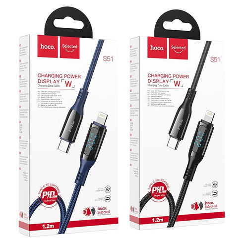 Hoco Cable Type-C to Lightning “S51 Extreme” PD charging data sync - S51